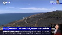 Pyrénées-Orientales: l'incendie est fixé après avoir brûlé 930 hectares