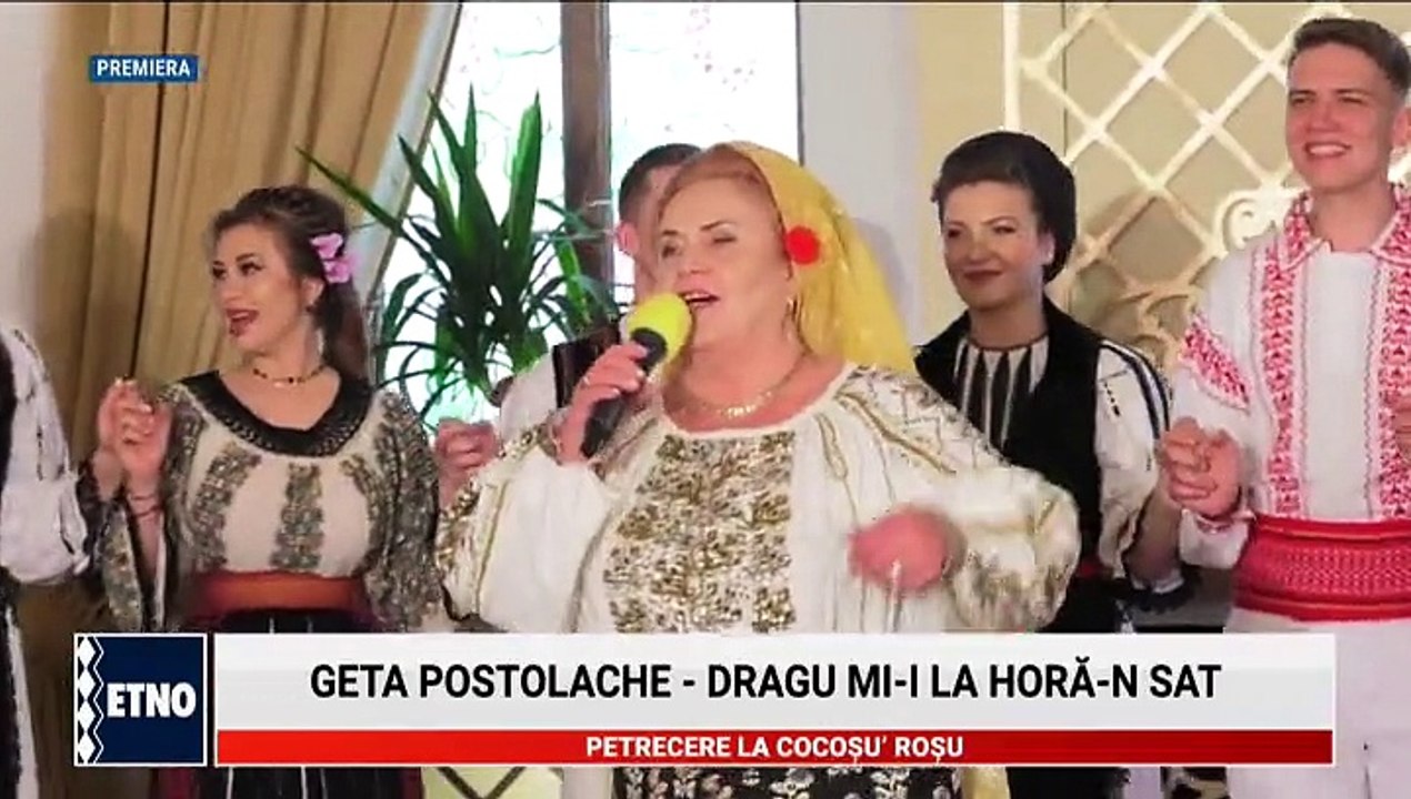 Geta Postolache - Draga-mi este hora-n sat (De Paste la Cocosu' Rosu - ETNO TV - 16.04.2023)