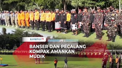 Download Video: Pengamanan Arus Mudik di Bali, Libatkan Banser dan Pecalang dalam Operasi Ketupat Agung 2023