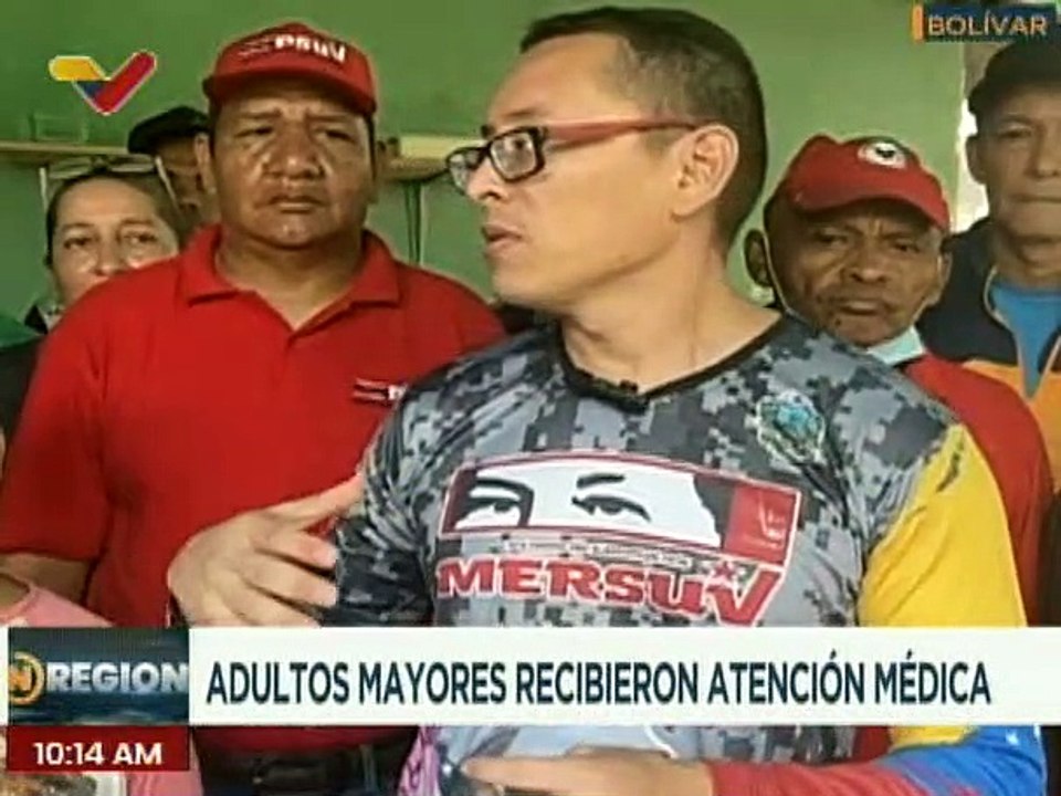 Adultos mayores recibieron atención médica integral en el Club de Abuelos en Bella Vista en Bolívar