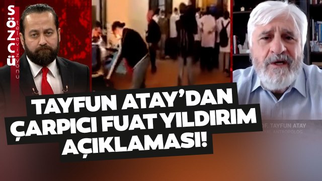 Tayfun Atay'dan Çarpıcı Fuat Yıldırım ve Egemen Bağış Açıklaması!