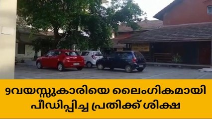 ഒന്‍പതു വയസ്സുകാരിയെ പീഡിപ്പിച്ച പ്രതിക്ക്‌ ശിക്ഷ വിധിച്ചു