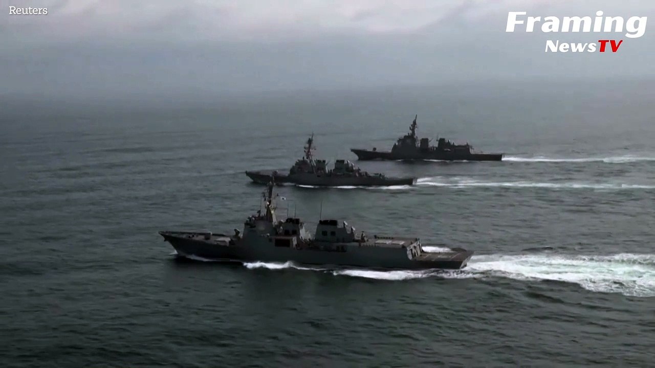 Korea Selatan, AS dan Jepang mengadakan latihan pertahanan rudal untuk melawan Korea Utara