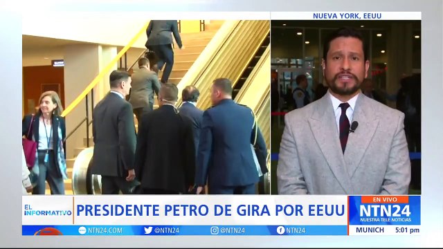 Petro arribó a Nueva York para iniciar visita diplomática por EE. UU que incluye reunión con Biden
