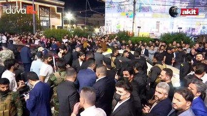 Halk sokaklara döküldü! İbrahim Tatlıses Erbil'de devlet başkanı gibi karşılandı