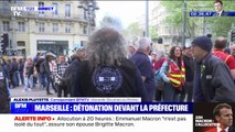 Marseille: 13 personnes interpellées suite à une détonation devant la préfecture des Bouches-du-Rhône, survenue lors d'une action de la CGT