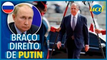 Chanceler da Rússia chega ao Brasil para defender guerra