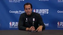 Erik Spoelstra on Sunday's Game 1 victory against the Milwaukee Bucks