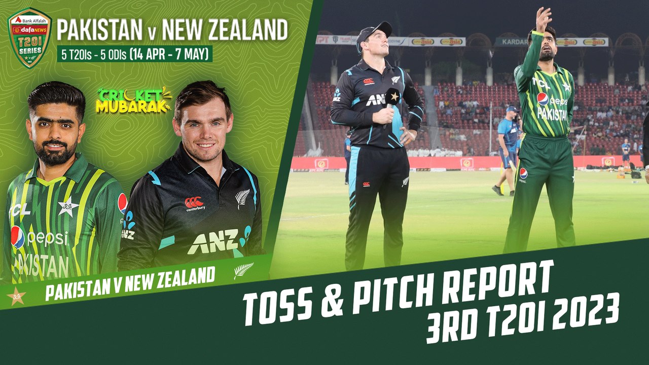 Toss & Pitch Report | Pakistan vs New Zealand | 3rd T20I 2023 | PCB | M2B2T