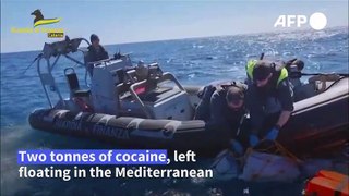 Italian police find two tonnes of cocaine floating off Sicily