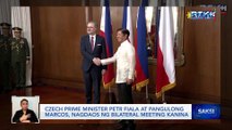 Czech Prime Minister Petr Fiala at Pangulong Marcos, nagdaos ng bilateral meeting kanina | Saksi