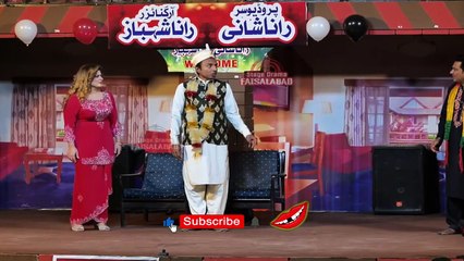 Kiran Butt With Rashid kamal & Tasleem Abbas   New Comedy Stage Drama Clip Happy New Year 2023