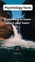 If you want to know where your heart is...  psychology fact #shorts