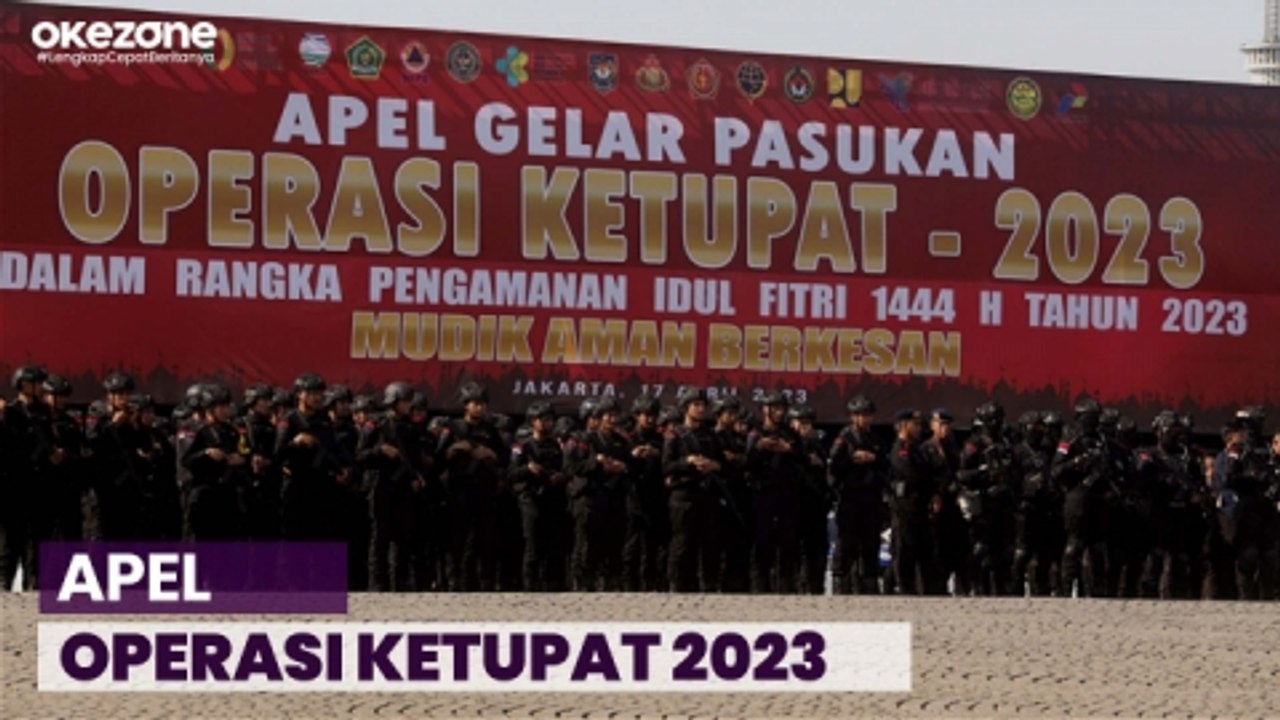 Pimpin Apel Operasi Ketupat 2023, Kapolri Periksa Kesiapan Personel Pengamanan Lebaran