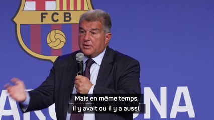 Laporta dézingue le Real Madrid qu'il qualifie de "belliqueux"