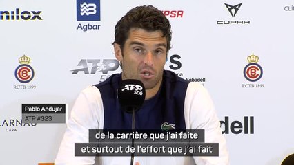 Barcelone - Andujar : "Très fier de la carrière que j'ai faite"