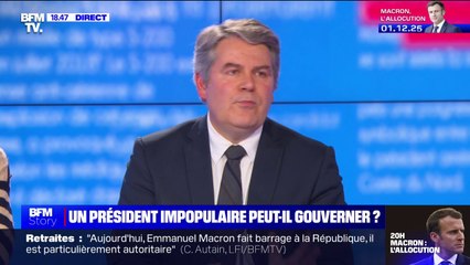 Franck Louvrier (LR): "Le président de la République ne peut pas être populaire parce qu'il est le point d'ancrage de toutes les difficultés du pays"
