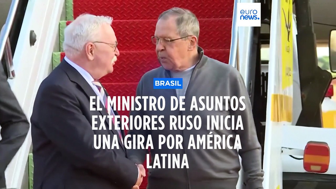 Lavrov visita Brasil tras la propuesta de Lula de negociar la paz en Ucrania