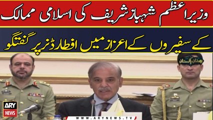 PM Shehbaz's talk on iftar dinner in honor of  Islamic countries' ambassadors