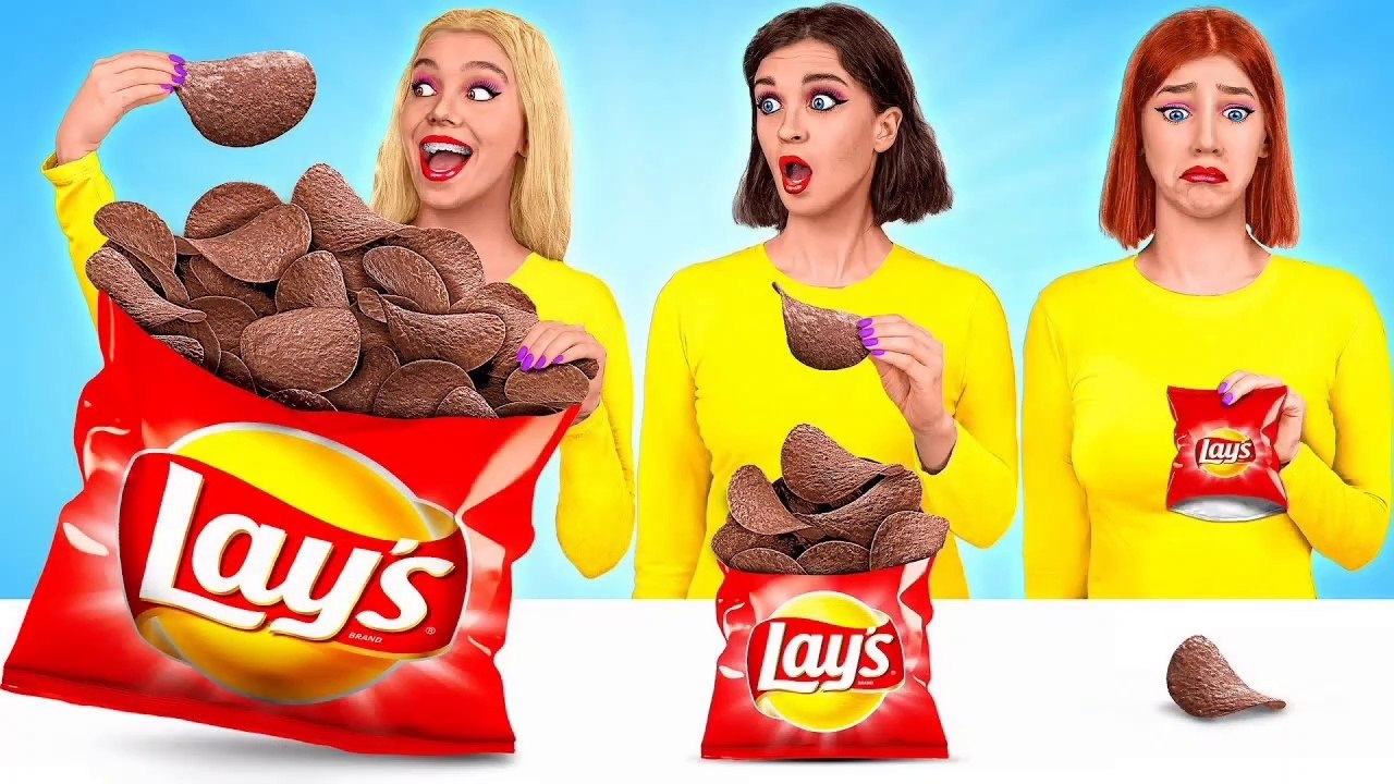 Big, Medium & Small Plate Challenge | Funny Challenge by Multi Food Challenge 