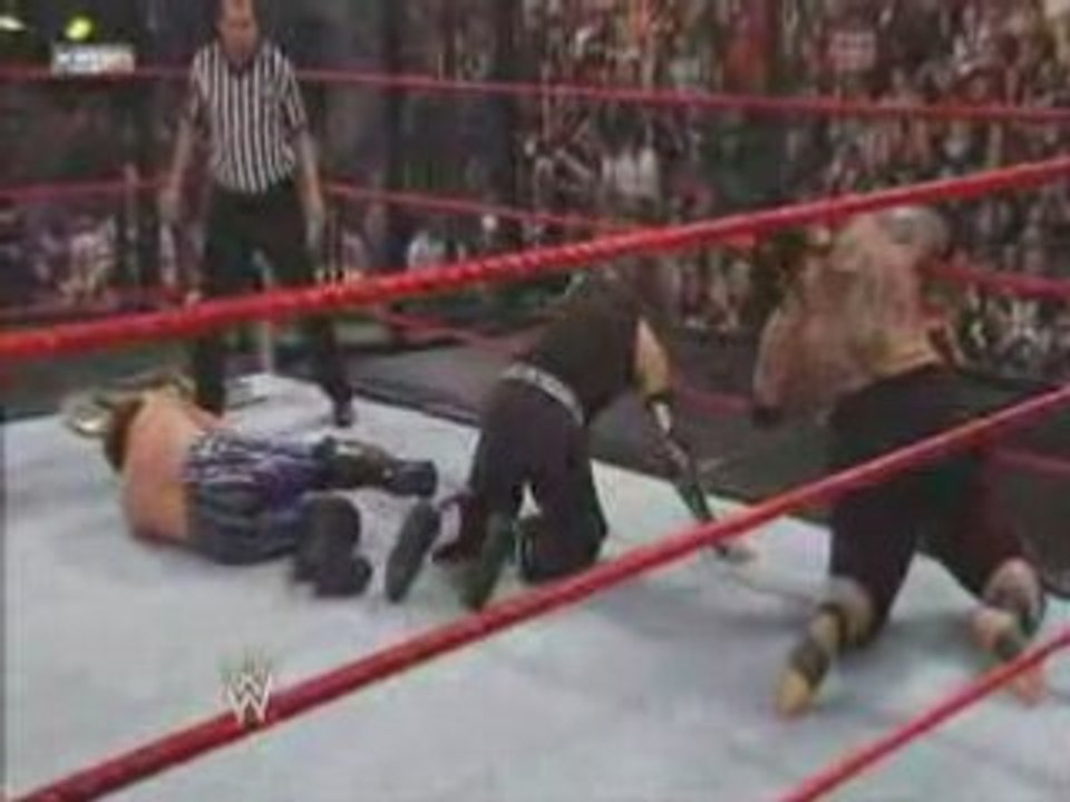 No Way Out 2008 Raw Elimination Chamber Part 4