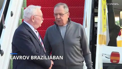 Brazíliába érkezett az orosz külügyminiszter