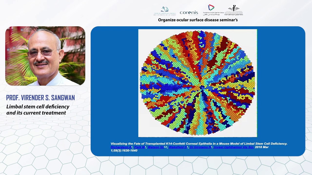 Prof. Virender S. Sangwan: Limbal stem cell deficiency and its current treatment