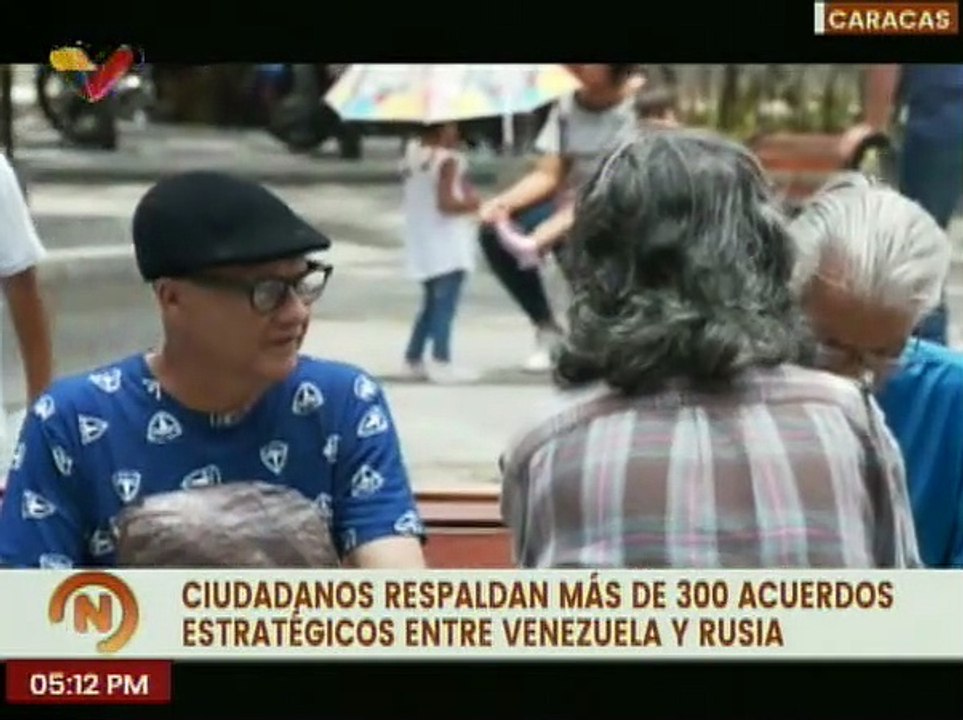 Venezolanos respaldan acuerdos estratégicos entre Venezuela y Rusia