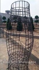 Download Video: Best & Beautiful metal iron art garden Steel structure / Handmade  AMAZING Sculptures samll Project