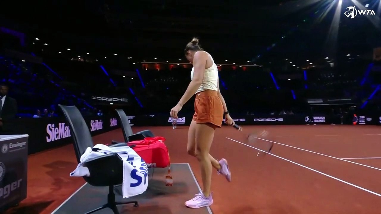 Barbora Krejcikova vs. Aryna Sabalenka | 2023 Stuttgart Round of 16 | WTA Match Highlights