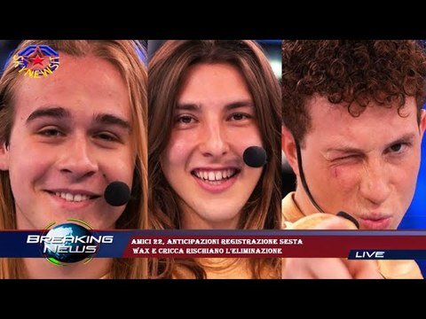 Amici 22, anticipazioni registrazione sesta Wax e Cricca rischiano l'eliminazione