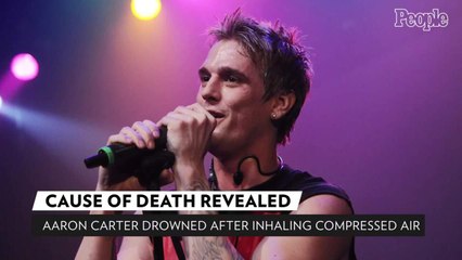 Aaron Carter Drowned in Bathtub After Taking Xanax and Huffing Compressed Air: Coroner