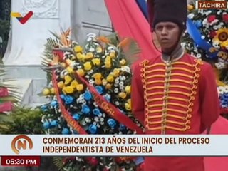 Táchira | En unión cívico-militar conmemoran 213 años del Proceso Independentista de Venezuela