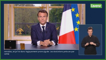 La réforme des retraites était "nécessaire", dit Macron