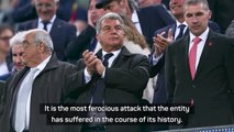 Laporta issues rallying cry following 'ferocious attack' on Barcelona