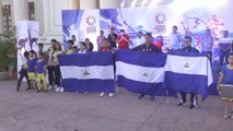 Delegación de atletas de Nicaragua es abanderada para participar en los juegas del ALBA 2023