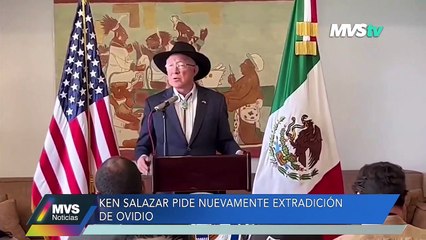 KEN SALAZAR PIDE NUEVAMENTE EXTRADICIÓN DE OVIDIO GUZMÁN Y ANUNCIA ACCIONES CONJUNTAS CON MÉXICO