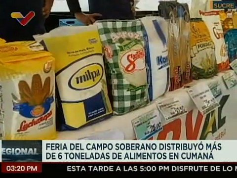 Sucre | Feria del Campo Soberano favorece a habitantes de 6 comunidades del municipio Sucre