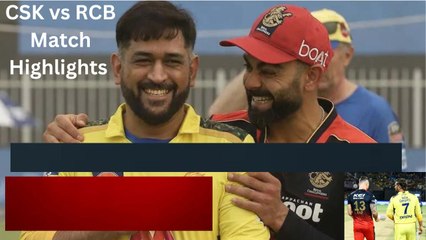 CSK vs RCB Highlights: Thrilling IPL 2023 Match Ends in CSK's Victory by 8 Runs 🏏