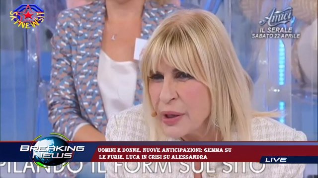 Uomini e donne, nuove anticipazioni: Gemma su le furie, Luca in crisi su Alessandra