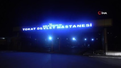 Hastane bahçesine düşen saçmalar ekipleri alarma geçirdi