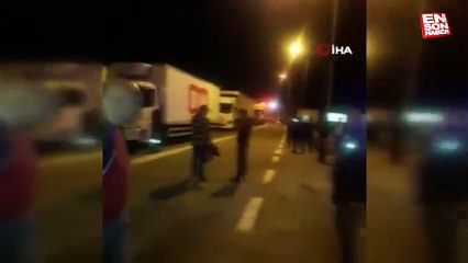 Artvin- Erzurum karayolu heyelanla kapandı