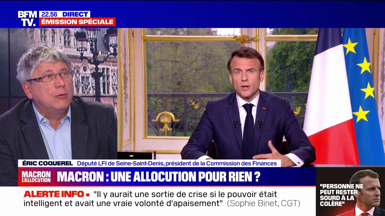 Éric Coquerel (LFI): "[Emmanuel Macron] prend les Français pour des poissons rouges, mais ils ont une mémoire"