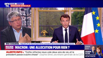 Éric Coquerel (LFI): "Je ne vois pas comment [Emmanuel Macron] va tenir quatre ans"