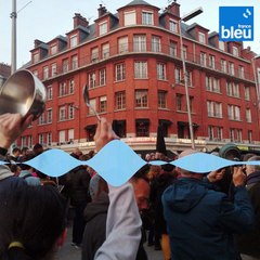 Manifestation anti réforme des retraites à Amiens