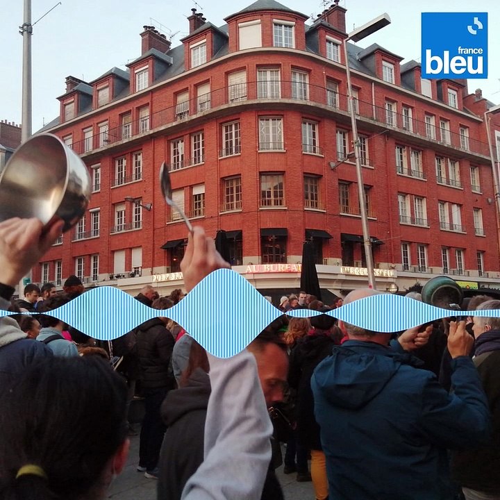 Manifestation anti réforme des retraites à Amiens