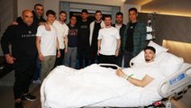 Ameliyat olmuştu! Fenerbahçeli futbolculardan Altay'a sürpriz ziyaret