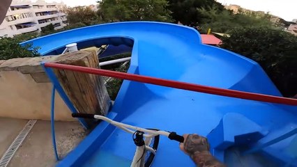 RYAN TAYLOR - FULL SPEED BMX IN A WATERPARK!_HD