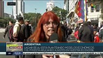 Sociedad civil protesta por llegada de representación militar de EE.UU. a Argentina
