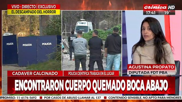 Agustina Propato: Hay más de 150 policías abocados a los allanamientos por Lucas